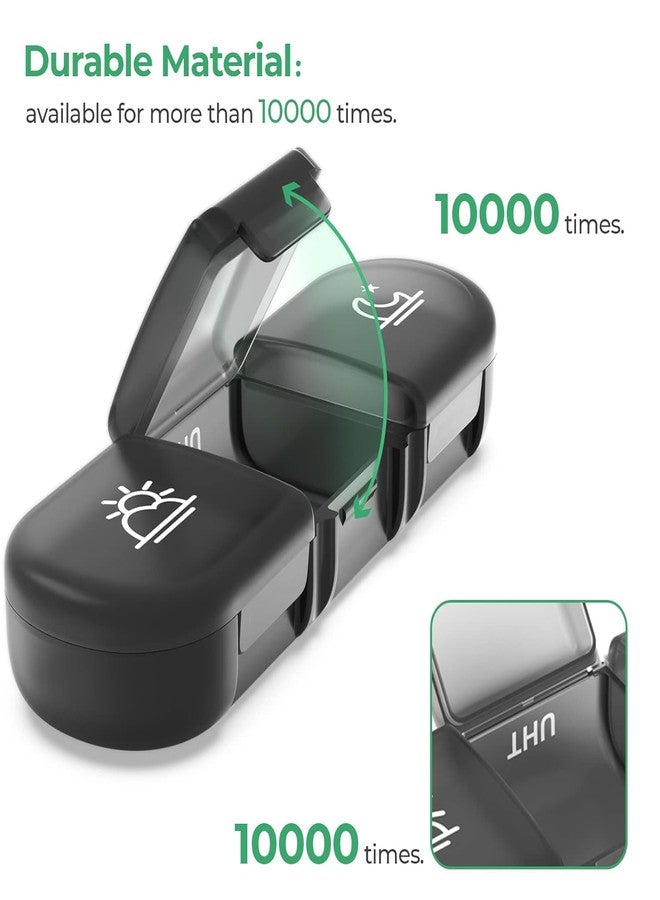 MODINITY Weekly Pill Organizer 3 Times A Day, modinity Portable Travel Pill Box 7 Day with Large Compartments, Portable Travel Pill Case for Vitamins, Medicine, Fish Oils, Supplements - Image 5